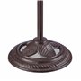 Relaxdays 10022938 Ensemble serviteur de cheminée 5 pièces Accessoires Fonte de Fer avec Support, HxlxP 51 x 18 x 18 cm, Noir, M