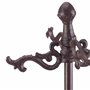 Relaxdays 10022938 Ensemble serviteur de cheminée 5 pièces Accessoires Fonte de Fer avec Support, HxlxP 51 x 18 x 18 cm, Noir, M