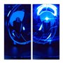 Lumière Bleue LED, lot 4, gyrophare avec réflecteur pivotant, éclairage de fêtes,avec Batteries, Bleue