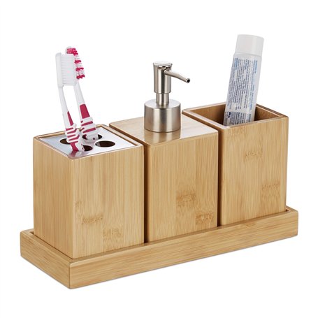 relaxdays Accessoires de Salle de Bain