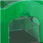 Relaxdays Mixte Mélangeur Relaxdays M langeur de cartes jusqu 91 mm mixeur manuel pour 2 jeux avec manivelle l, vert, EU