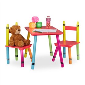 Relaxdays Ensemble de Table et de chaises pour Vos Enfants