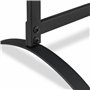 Relaxdays Serviteur pour cheminée, 4 pièces, ustensiles cheminée avec tisonnier, Pelle, balayette & Support, Accessoires