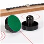 Relaxdays Hockey de Table, H x L x P: 14 x 65 x 35 cm, avec Palet et poignées, Jeu pour Enfants & Adultes, Multicolore