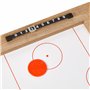 Relaxdays Hockey de Table, H x L x P: 14 x 65 x 35 cm, avec Palet et poignées, Jeu pour Enfants & Adultes, Multicolore