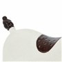 Relaxdays Animal Sauteur, Jouet en Forme de Cheval, avec Pompe à air, Charge maximale 50 kg, 3 Ans et Plus, Blanc