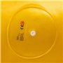 Relaxdays Animal Sauteur en Forme de Girafe, Charge maximale : env. 50 kg, sans BPA, à partir de 3 Ans, Jaune et Marron