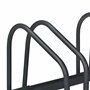 Relaxdays Râtelier pour 2 vélos, Roues de Largeur 60 mm Max., Porte-vélos en métal, Anthracite