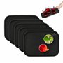 Relaxdays Lot de 5 Plateaux de Service
