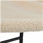 Relaxdays Lit surélevé pour Votre Chat, siège Moelleux et Armature Solide, H x L x P : 25 x 45 x 42 cm, Beige et Noir