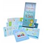 JAKO-O Cartes de naissance et de première année pour bébé - Jalons importants pour bébé - Cartes également comme journal intime