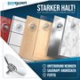 DIYexpert® 4 x ventouses Ø 40 mm avec filetage M4x10mm avec écrous moletés transparent - Fabriqué en Allemagne