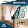 DIYexpert® 4 x ventouses Ø 40 mm avec filetage M4x10mm avec écrous moletés transparent - Fabriqué en Allemagne