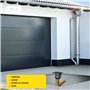 Siphon de Sol extérieur/Avaloir de Cour en Plastique recyclé MEAPARK avec Grille Fonte B125 pour Le Drainage ponctuel des eaux d