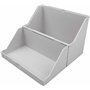 helit petite caisse de fichier format A5 à l'italienne, gris