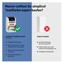 simplicol : Kit Complet Teinture Expert + fixateur : Votre Teinture Express (Paquet 300g + Flacon 90ml) - Bleu Marine