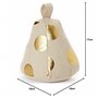 HEITMANN DECO Butoir de Porte en Tissu Naturel Doré Normal