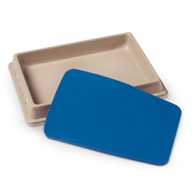 Nasco Plat spécimen plastique avec tapis en caoutchouc