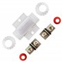 SeKi Mini porte-fusible ANL rond - Transparent jusqu'à 25 mm² - Convient également pour les fusibles à bande et à lame - 1 pièce