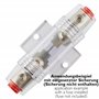 SeKi Mini porte-fusible ANL rond - Transparent jusqu'à 25 mm² - Convient également pour les fusibles à bande et à lame - 1 pièce