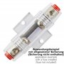 SeKi Mini porte-fusible ANL rond - Transparent jusqu'à 25 mm² - Convient également pour les fusibles à bande et à lame - 1 pièce