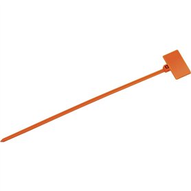 TRU COMPONENTS TC-6646452 Marqueur de câble Surface de marquage: 20 x 13 mm orange 100 pc(s)