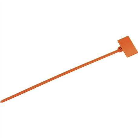 TRU COMPONENTS TC-6646452 Marqueur de câble Surface de marquage: 20 x 13 mm orange 100 pc(s)