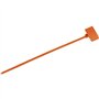 TRU COMPONENTS TC-6646452 Marqueur de câble Surface de marquage: 20 x 13 mm orange 100 pc(s)