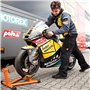 Hi-Q Tools Béquille de montage Béquille de moto Béquille avant Basculeur, stationnement facile du véhicule, idéal pour le transp