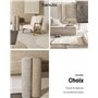 benuta Pure Rocco Tapis en laine - Crème - 250 cm - Rond - Laine - Facile d'entretien - Pour salon, chambre à coucher