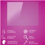 atFoliX Protection Écran Film de verre en plastique compatible avec Nintendo 2DS Verre film protecteur, 9H Hybrid-Glass FX Prote