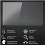 Bruni Protecteur d'écran compatible avec Garmin nüvi 2445 Film Protecteur, cristal clair Écran protecteur (2X)