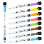 Welsberg Lot de 8 marqueurs pour tableau blanc