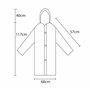 welsberg 2x Poncho Pluie Imperméable avec capuche et manches, Cape de Pluie réutilisable pour adultes Unisexe, taille unique, tr