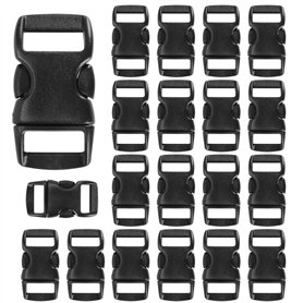 welsberg 20 Pcs Mini Plastique Boucles pour Sangles 10mm