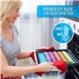 Belmalia 2x Tapis de Cuisson pour Macarons en Silicone pour Macarons sans défaut | Moule en Silicone Antiadhésif + Spatule | Ble