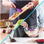 Belmalia 2x Tapis de Cuisson pour Macarons en Silicone pour Macarons sans défaut | Moule en Silicone Antiadhésif + Spatule | Ble
