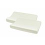 Meyco Housse de Matelas à Langer en Tissu éponge uni pour bébé 2 pièces (Housse en 80% Coton éponge