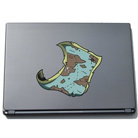 PinkElephant Misc1-Pirates6 Autocollant pour Ordinateur Portable Motif Pirate Map 150 x 178 mm