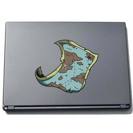 PinkElephant Misc1-Pirates6 Autocollant pour Ordinateur Portable Motif Pirate Map 150 x 178 mm