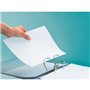 Leitz 11090004 Classeur à levier Effet Brossé -Blanc - 6,5 cm