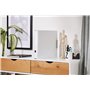 Leitz 11090004 Classeur à levier Effet Brossé -Blanc - 6,5 cm