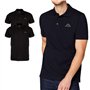 Kappa - Lot de 2 polos Venist pour homme - Avec logo imprimé - Polo basique à manches courtes pour le sport
