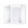 JOKEY armoire à glace Angy - Largeur 59 cm – blanc – avec éclairage - blanc – miroir de salle de bain