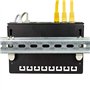 Logilink MP0049 Paire de supports de montage sur rail DIN