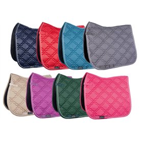 HKM 4057052151750 -Bologna-3000 Tapis de Selle Polyvalent Rouge