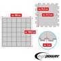 36 Tapis de Protection du Sol - 30x30 Dalles en Mousse EVA pour Salle de Sport