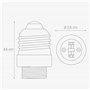 kwmobile 5x Adaptateur base de lampe converter E27 douille à G9 base de la lampe pour lampes à LED, halogène, à économie d'énerg