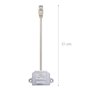 kwmobile 2X Dédoubleur câble réseau - Répartiteur Cat. 5e RJ45 fiche Alimentation Ethernet - Distributeur T vers 1x RJ45 réseau 