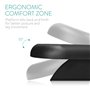 Navaris Repose-Pieds de Bureau - Repose Pieds Ergonomique - Appui Pied à Picots avec Angle réglable pour Chaise siège Gaming Fau